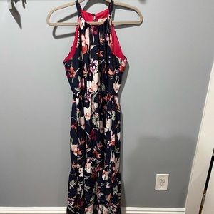 ELIZA J halter floral dress